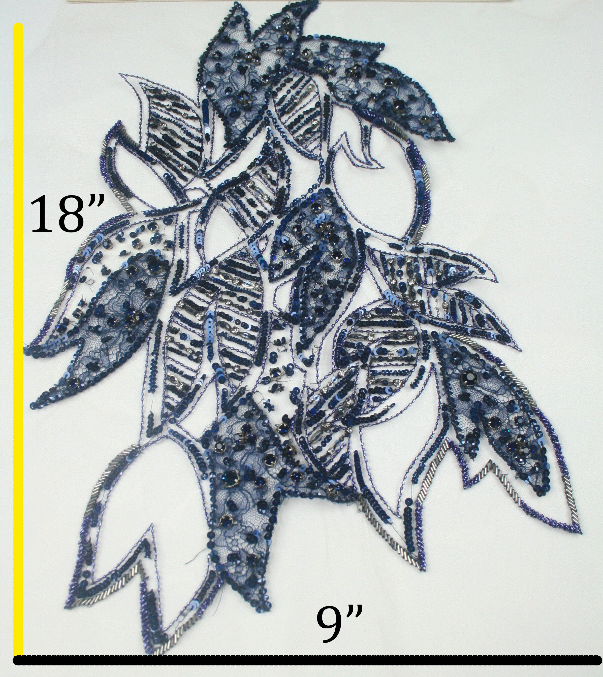 Mesh Lace Fabric - Beading Panel - Hat Lace Trim - Dress Embroidery - Tulle Lace Fabric