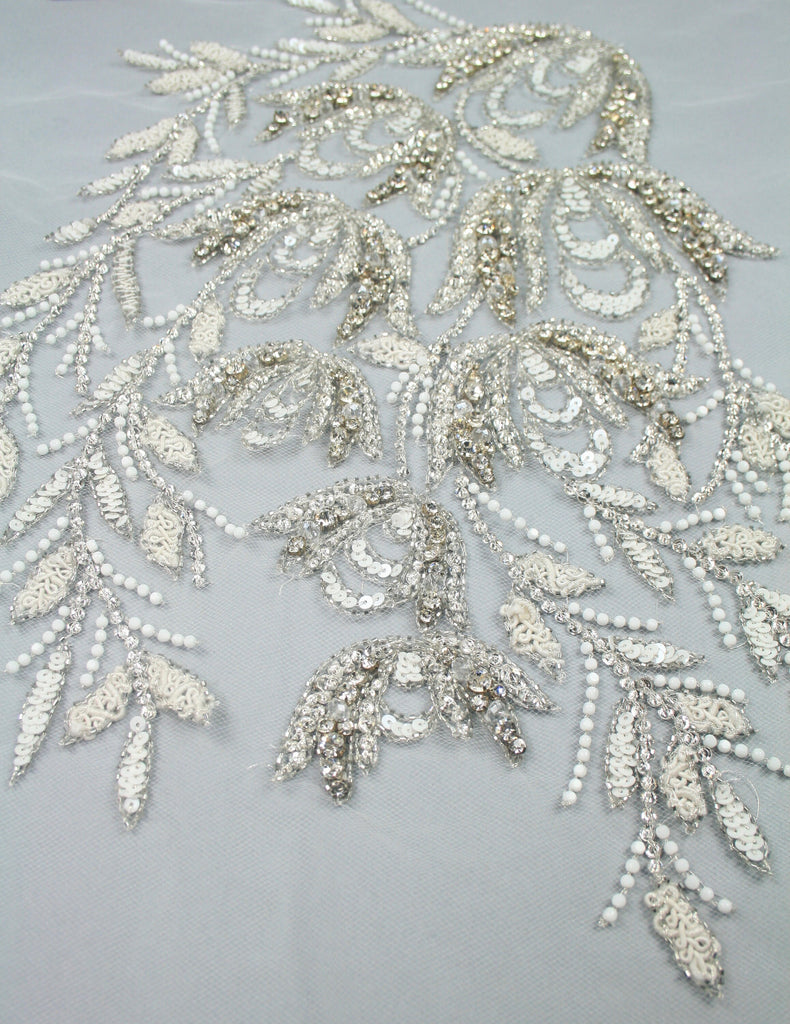 3D Bridal Floral Vine Applique