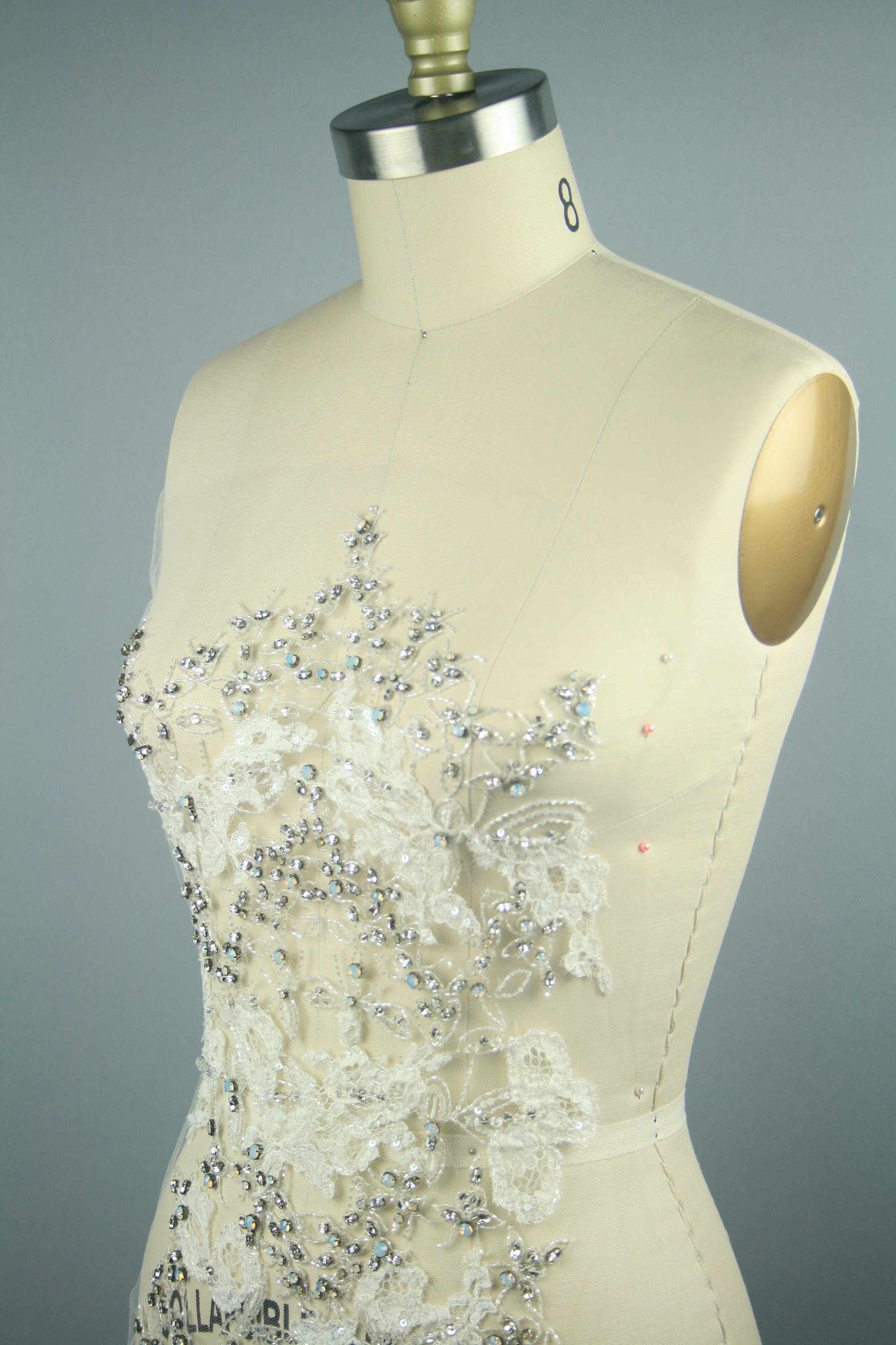 3D Lace Wedding Bodice
