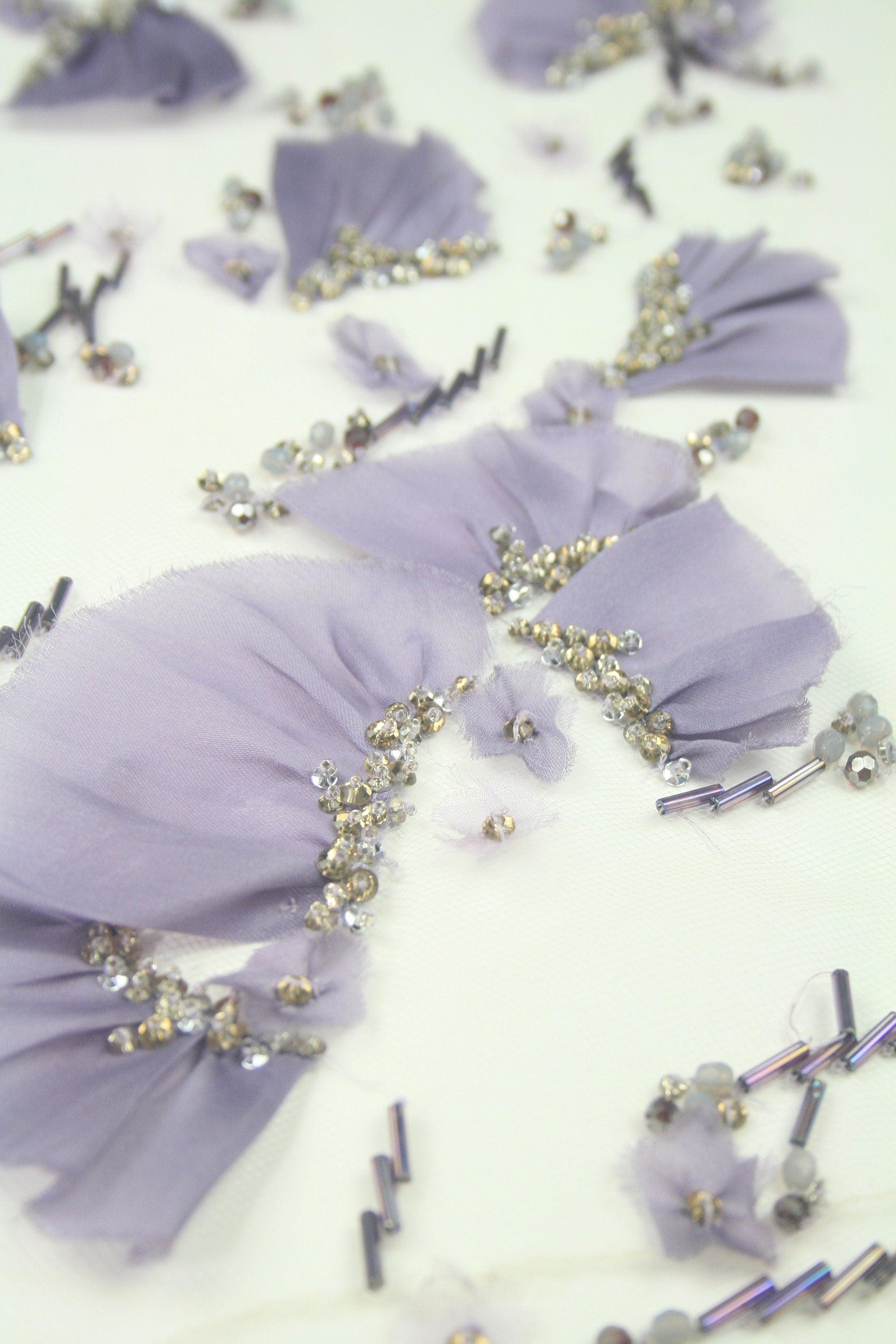 C103 - Flower Appliques In The Color of Your Choice