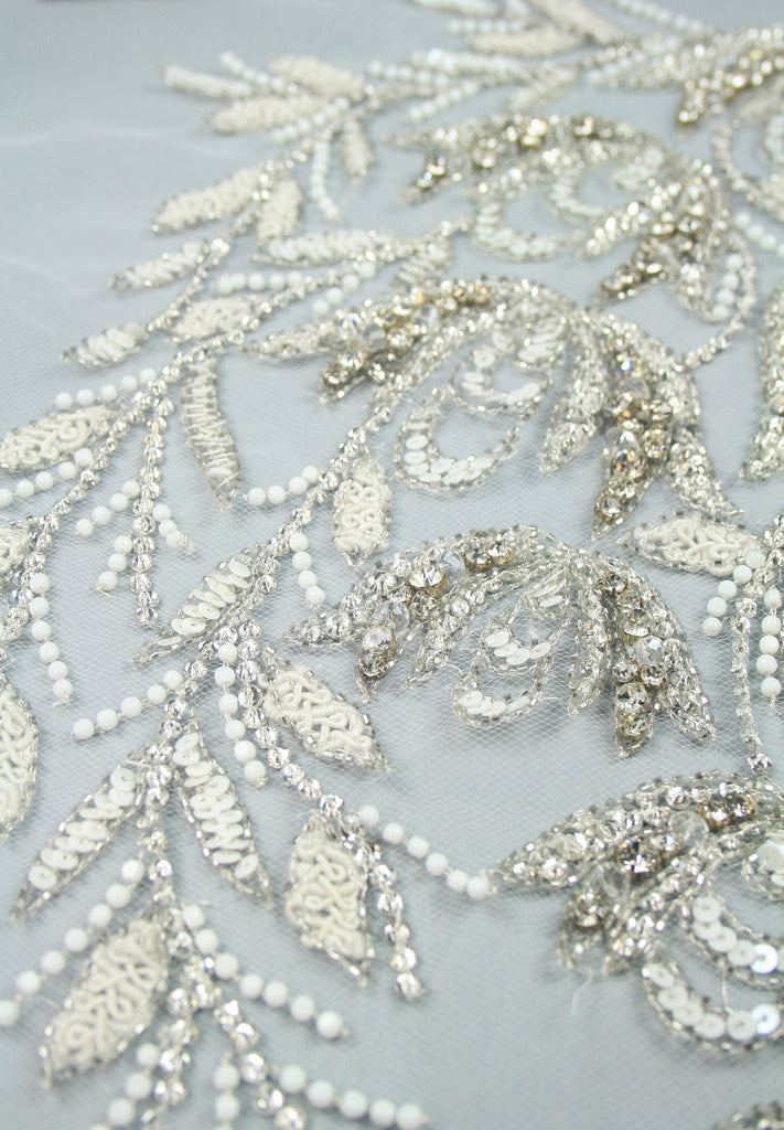 3D Bridal Floral Vine Applique