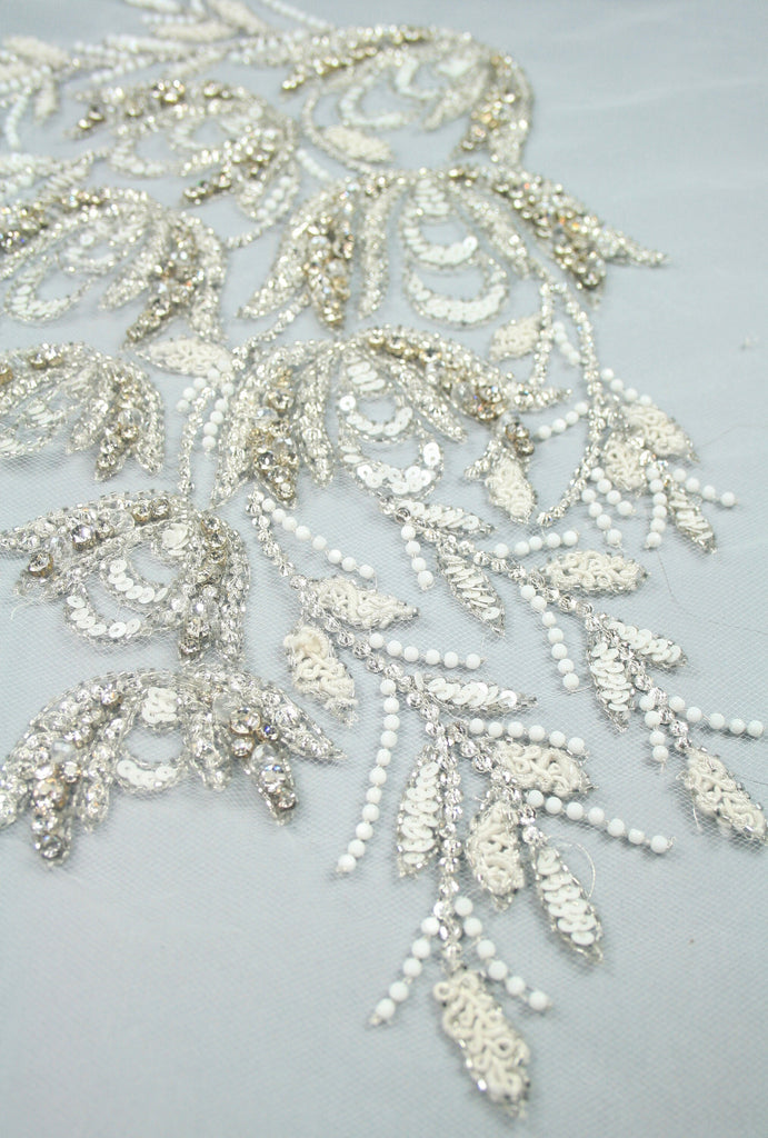 3D Bridal Floral Vine Applique