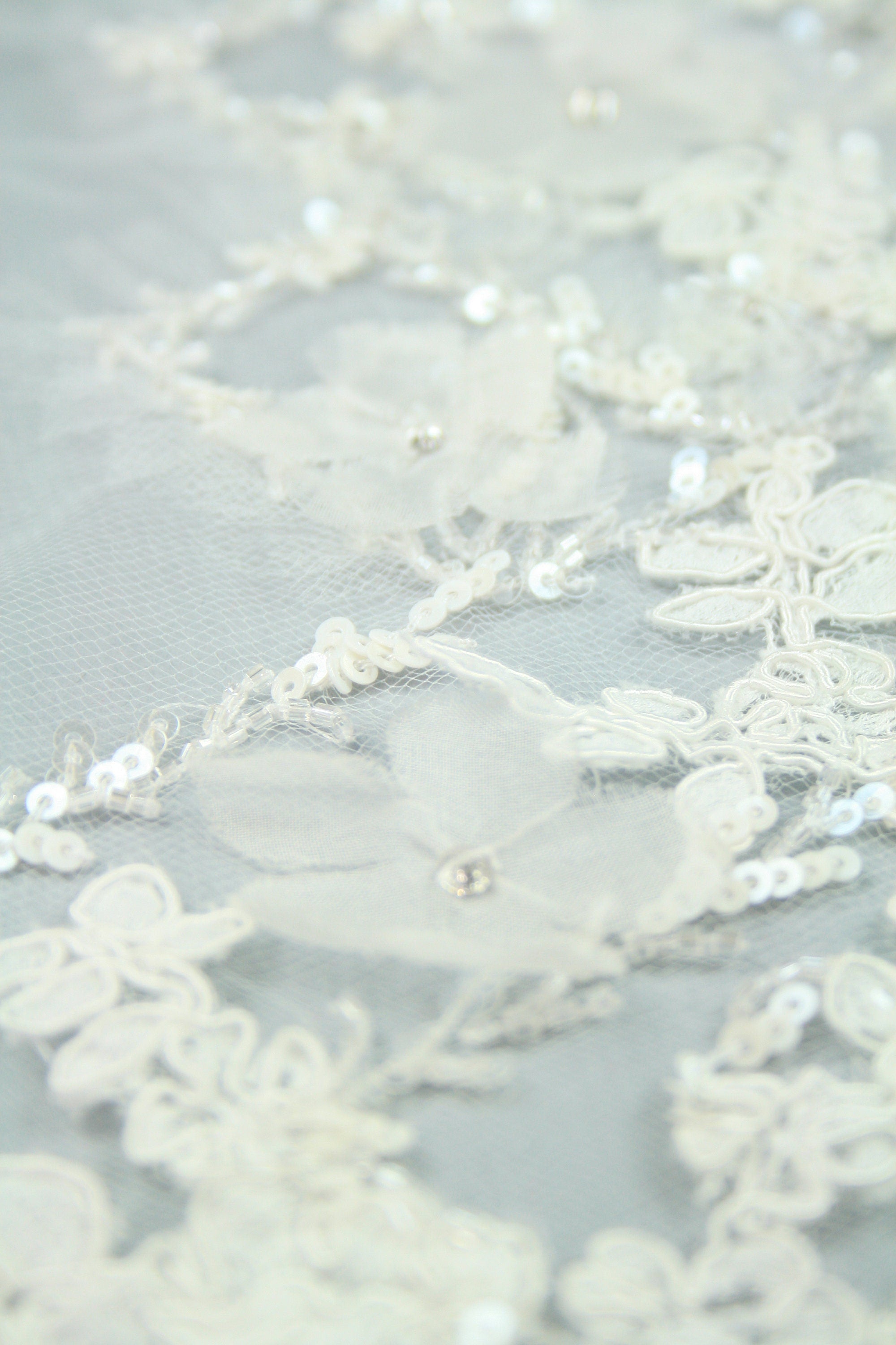 3D Bridal Lace Wedding Applique