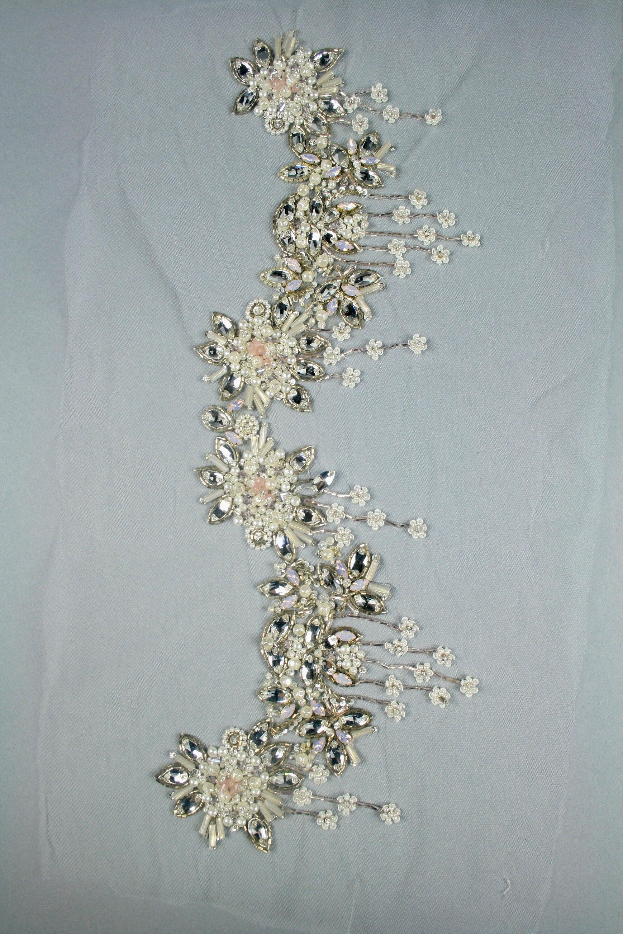 3D Embellished Multi Use Bridal Collar - Moda Artisans