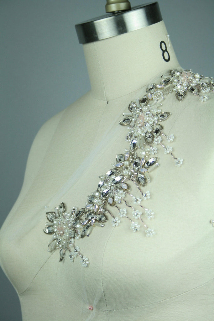 3D Embellished Multi Use Bridal Collar - Moda Artisans