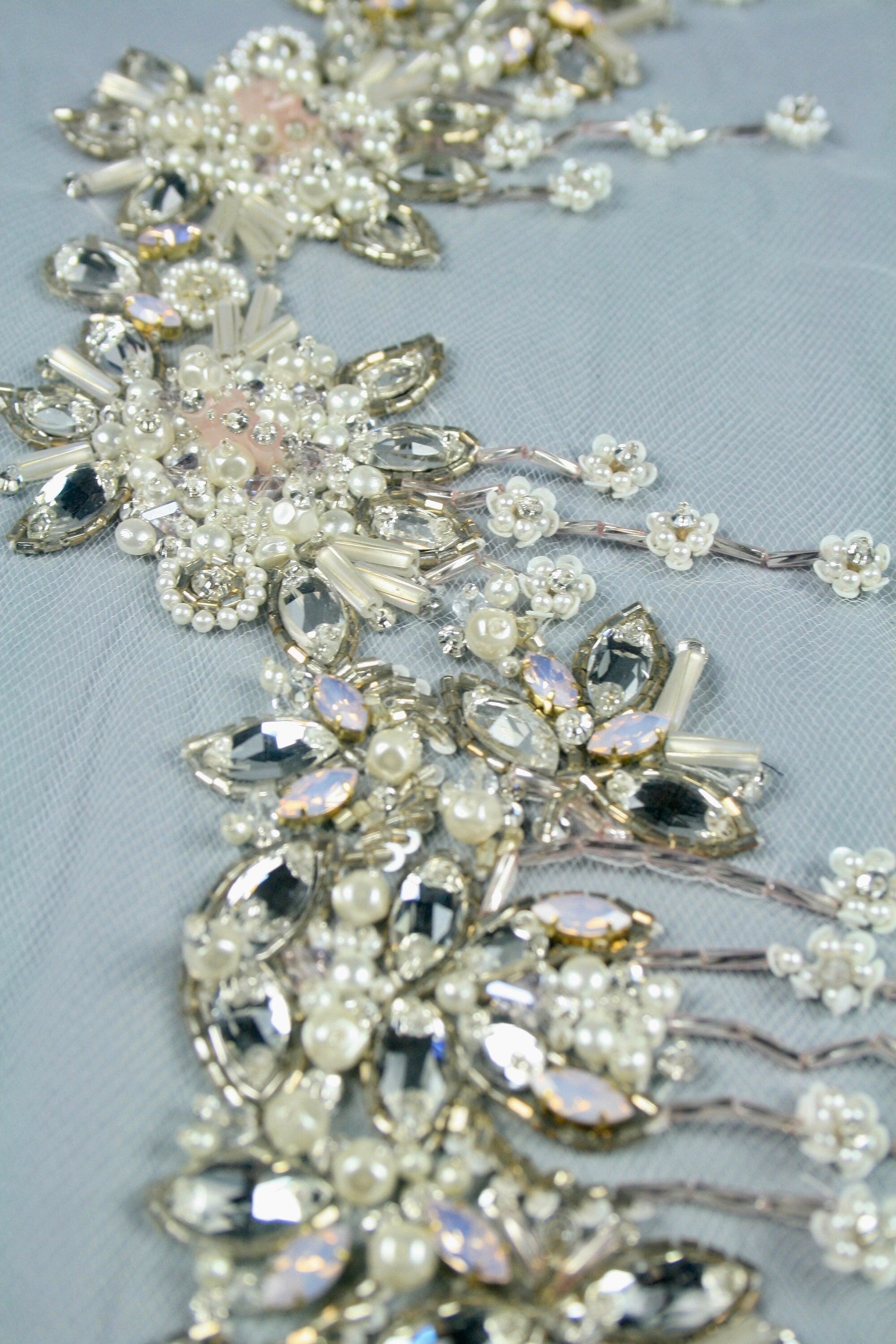 3D Embellished Multi Use Bridal Collar - Moda Artisans