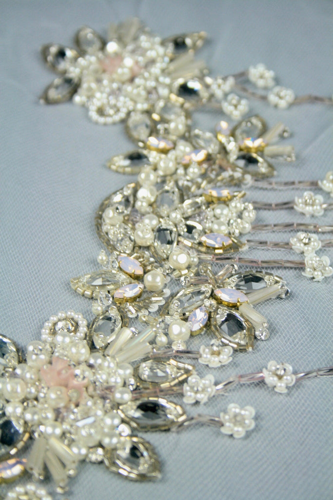 3D Embellished Multi Use Bridal Collar - Moda Artisans