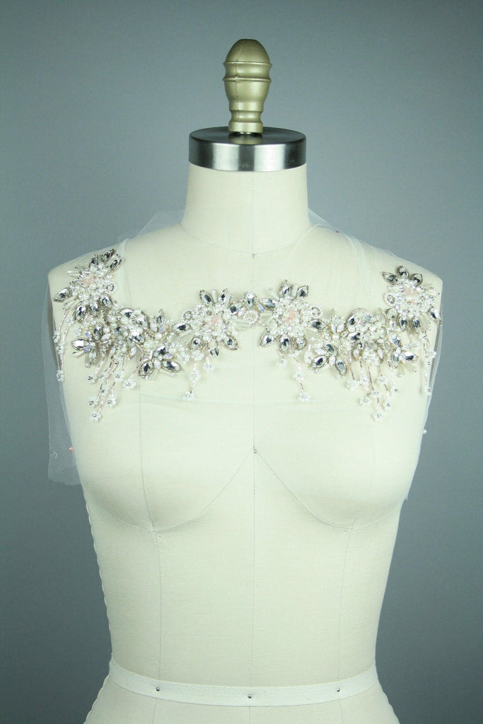 3D Embellished Multi Use Bridal Collar - Moda Artisans