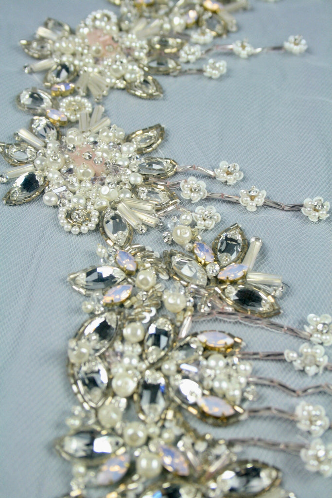 3D Embellished Multi Use Bridal Collar - Moda Artisans