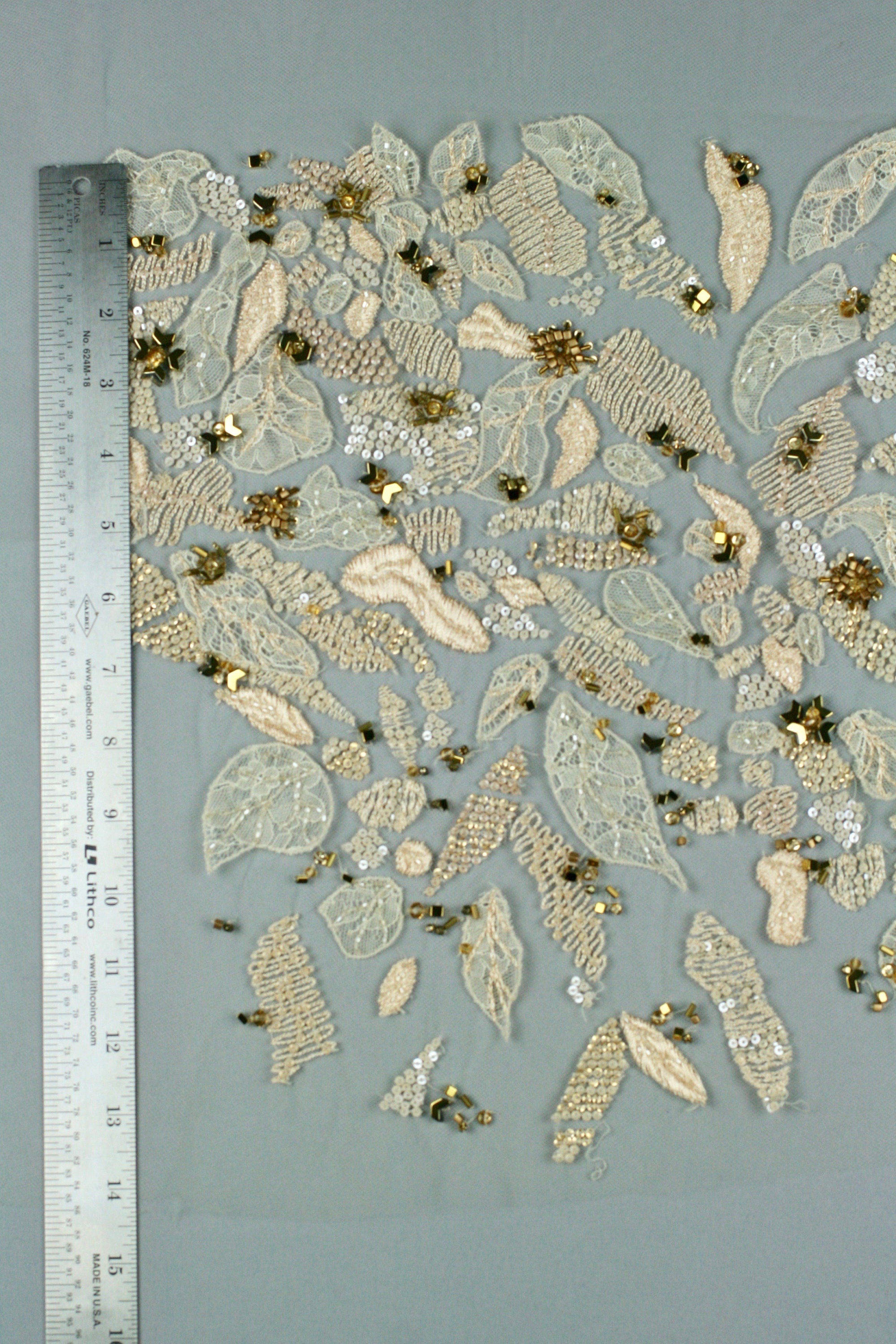 3D Floral Wedding Lace Applique