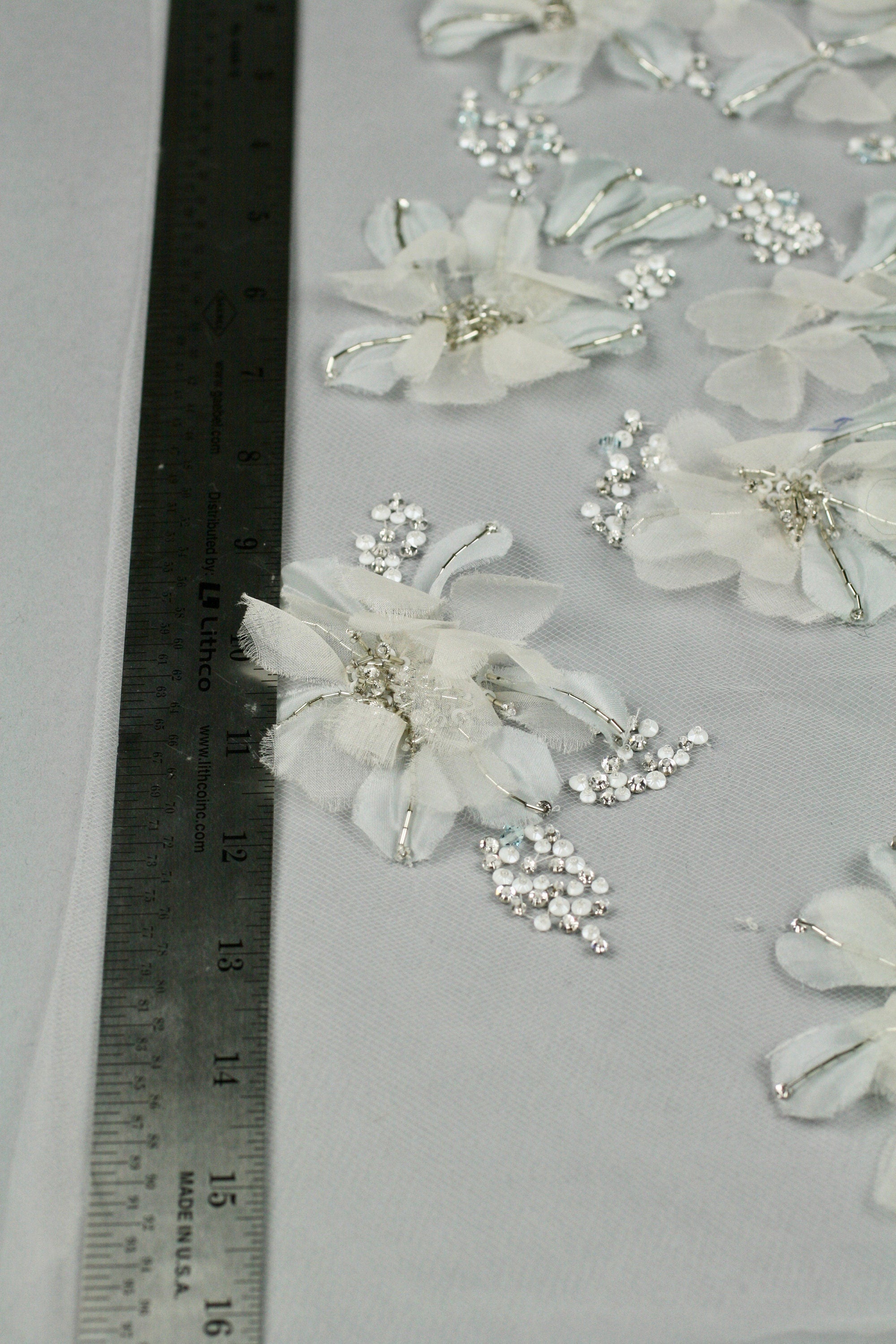 3D Wedding Dress Applique