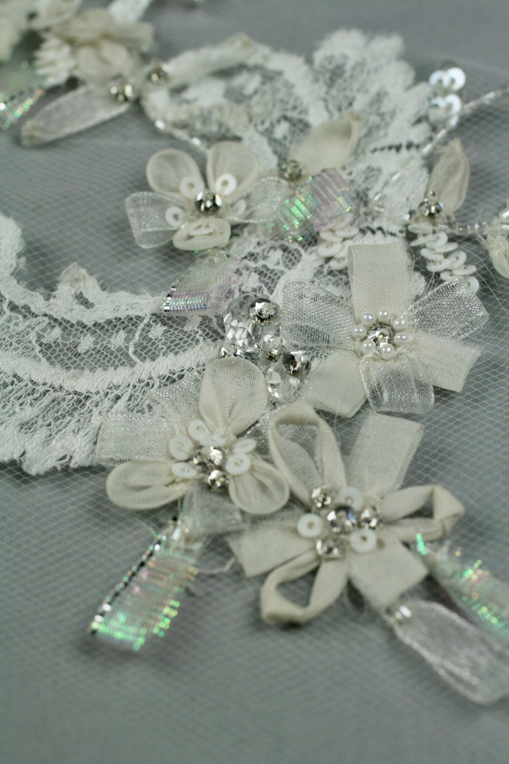 C104 - Chantilly Lace Wedding Panel