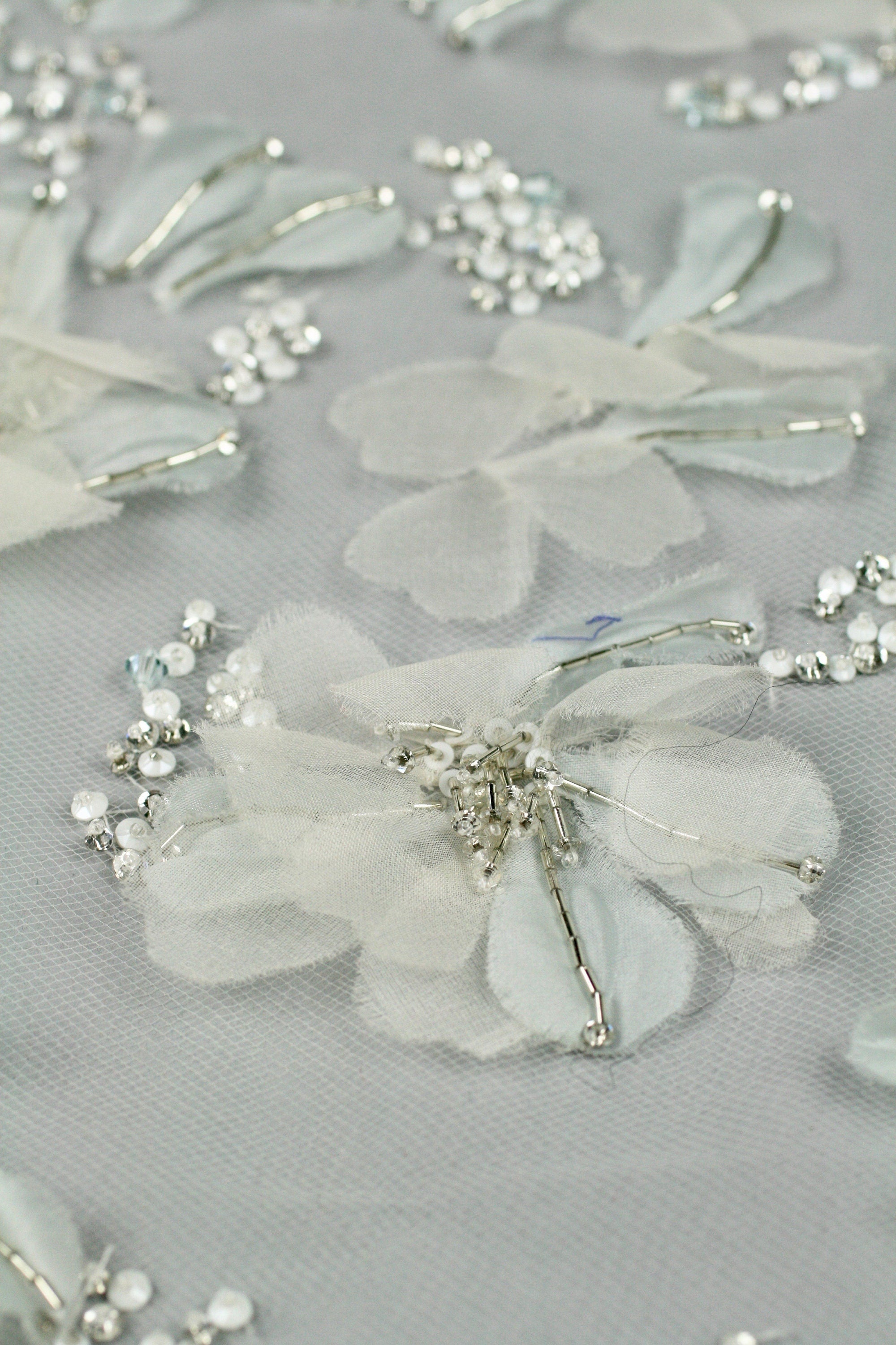 3D Wedding Dress Applique