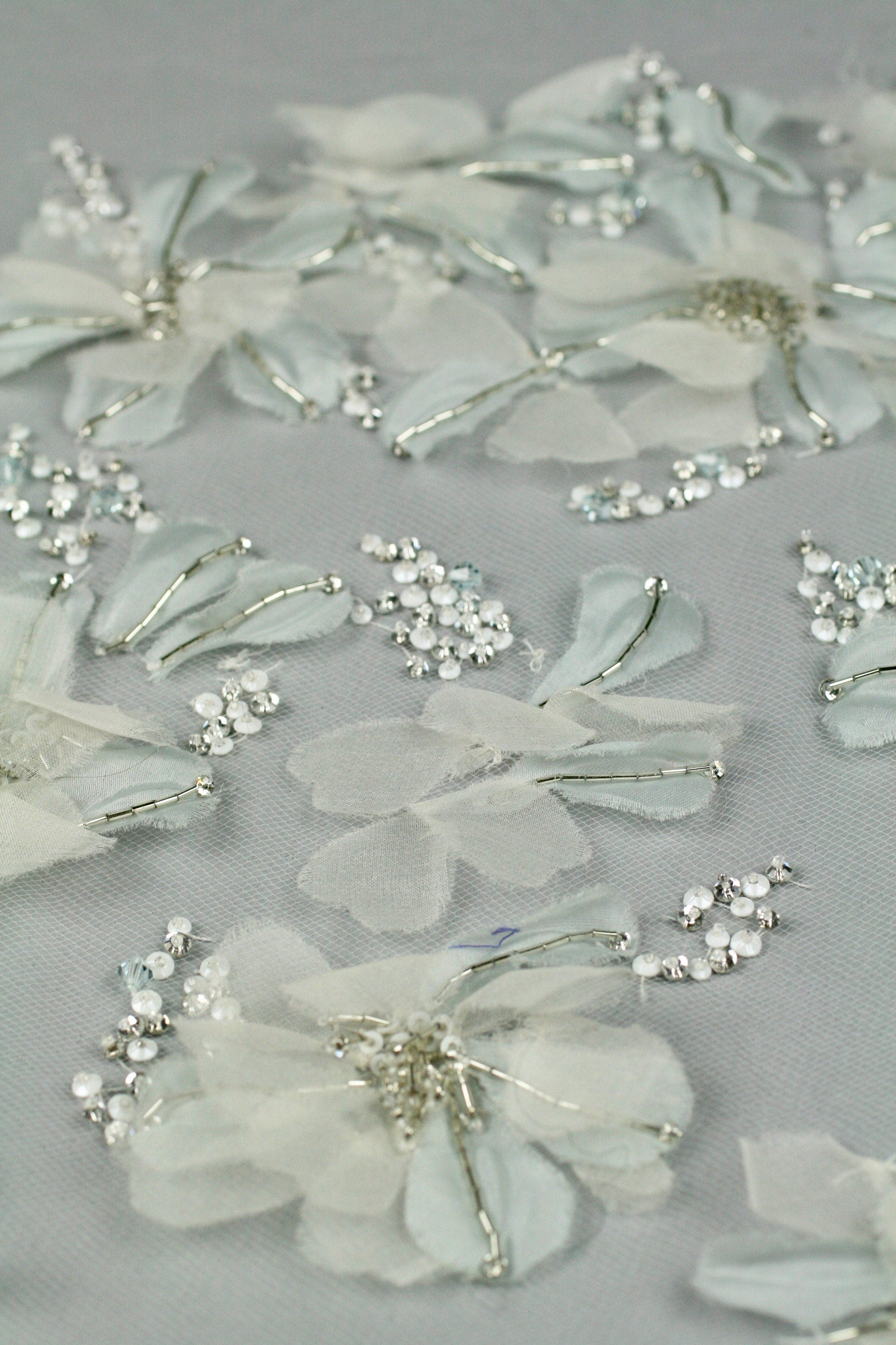 3D Wedding Dress Applique