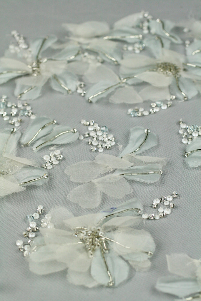 3D Wedding Dress Applique
