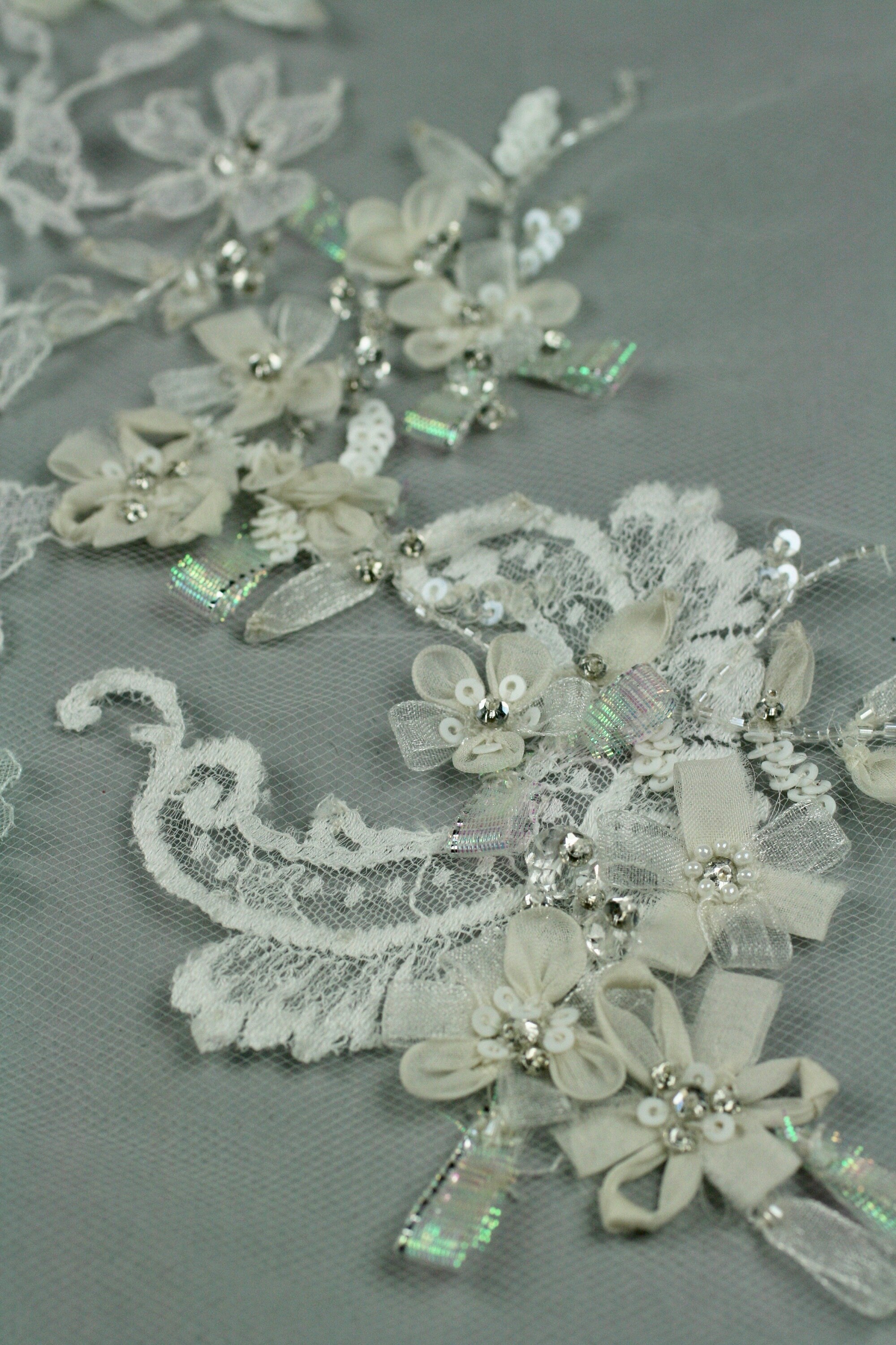 C104 - Chantilly Lace Wedding Panel