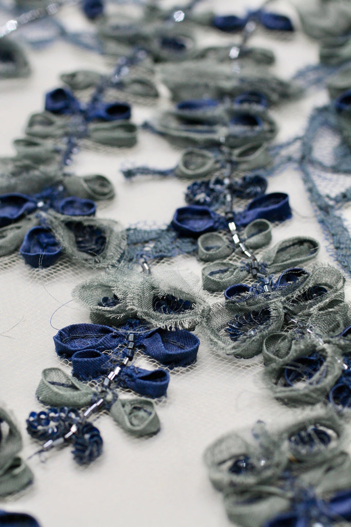 B103 - Ivy Inspired Floral Applique