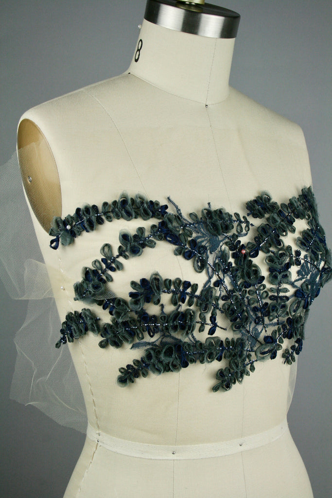 B103 - Ivy Inspired Floral Applique