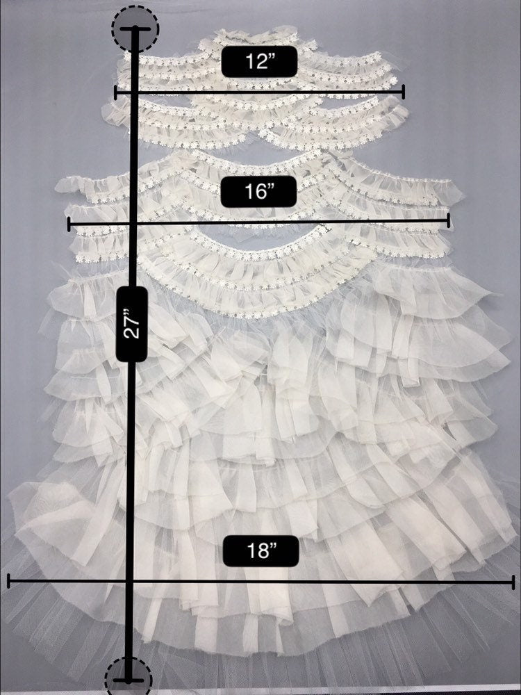 3D Guipure Lace Wedding Applique