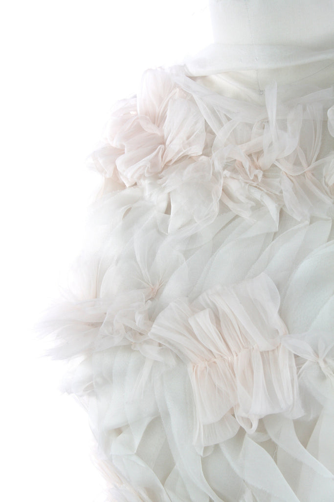 3D Handmade Luxury Silk Ruffle Applique