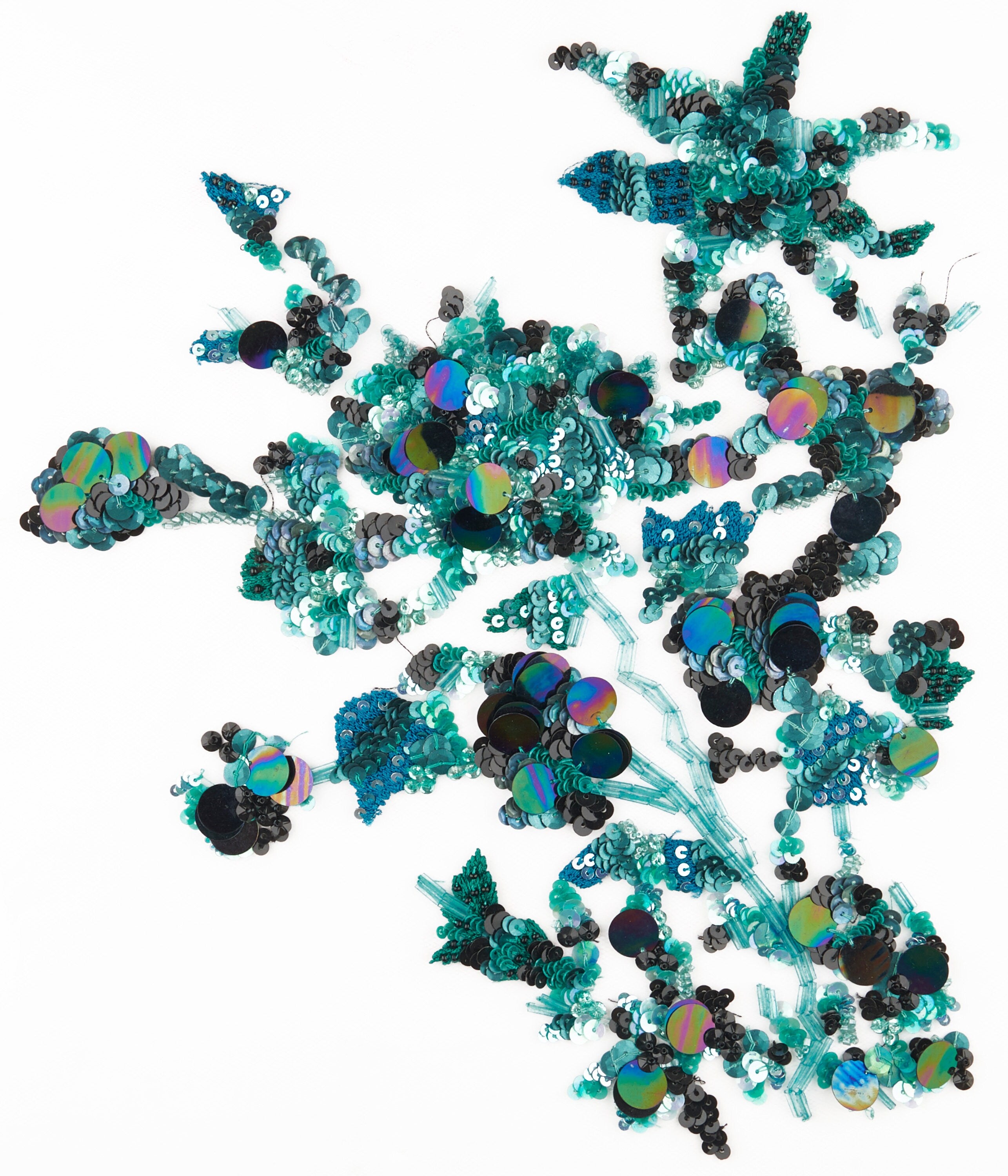 A136 - Prismatic Sequin Applique