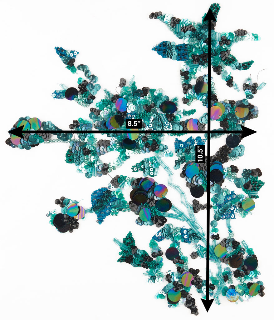 A136 - Prismatic Sequin Applique
