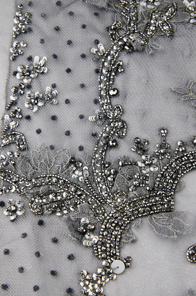 Black dress, Bolero, Beaded Sleeves, Cape or Evening Dress