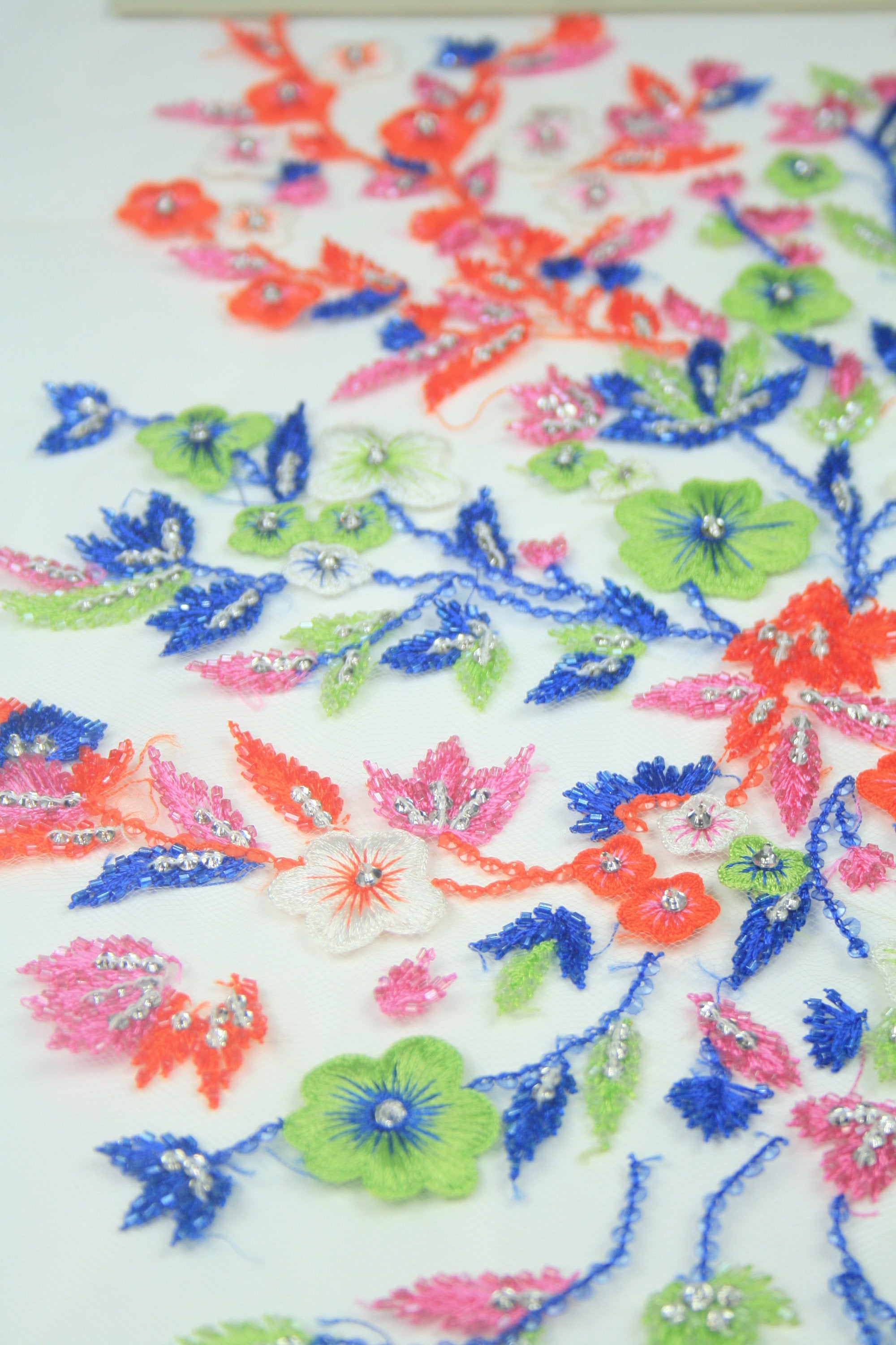 spring flower applique for dress, bridesmaid dress applique design for prom dresses, 3D flower applique, floral applique for competition