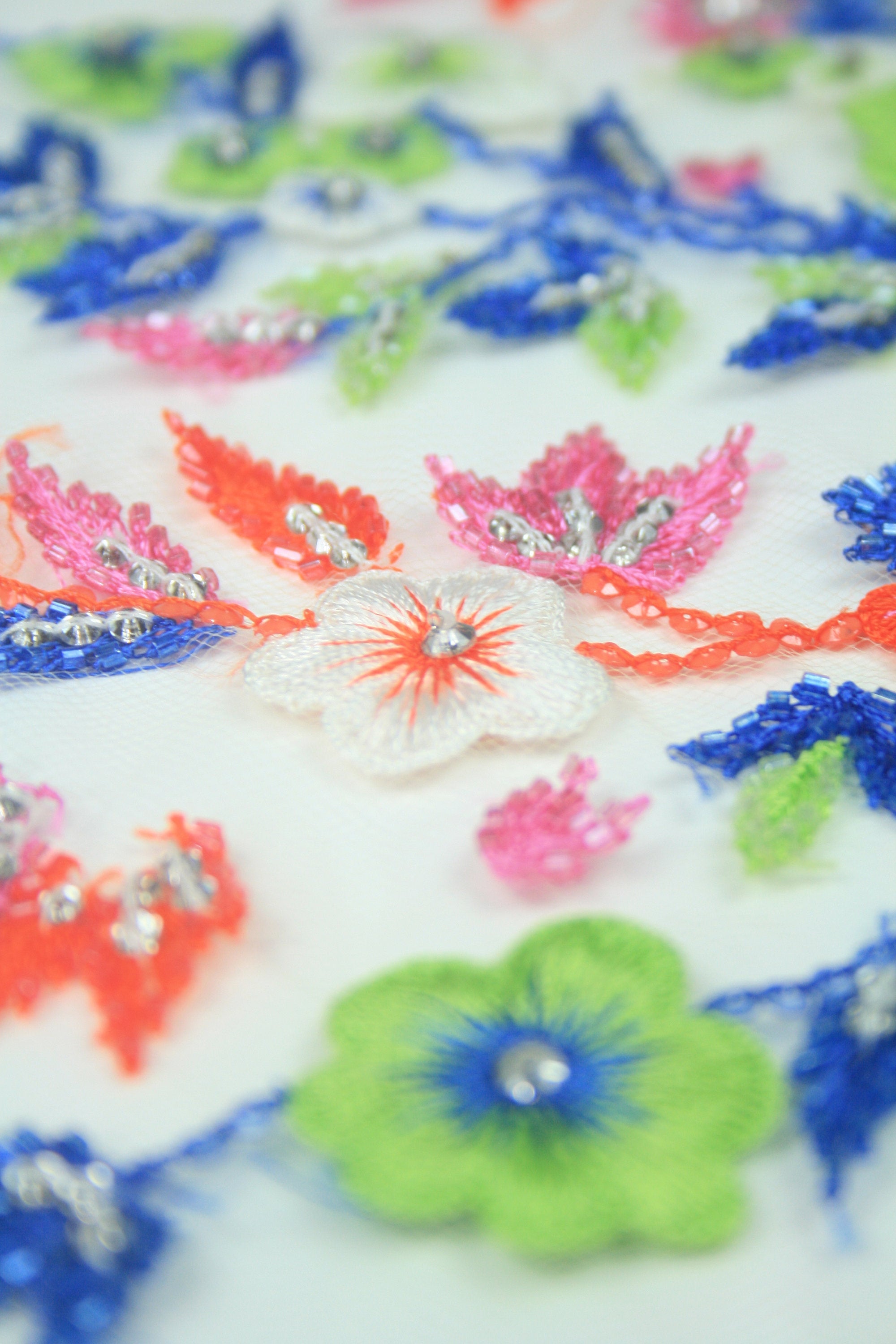 spring flower applique for dress, bridesmaid dress applique design for prom dresses, 3D flower applique, floral applique for competition