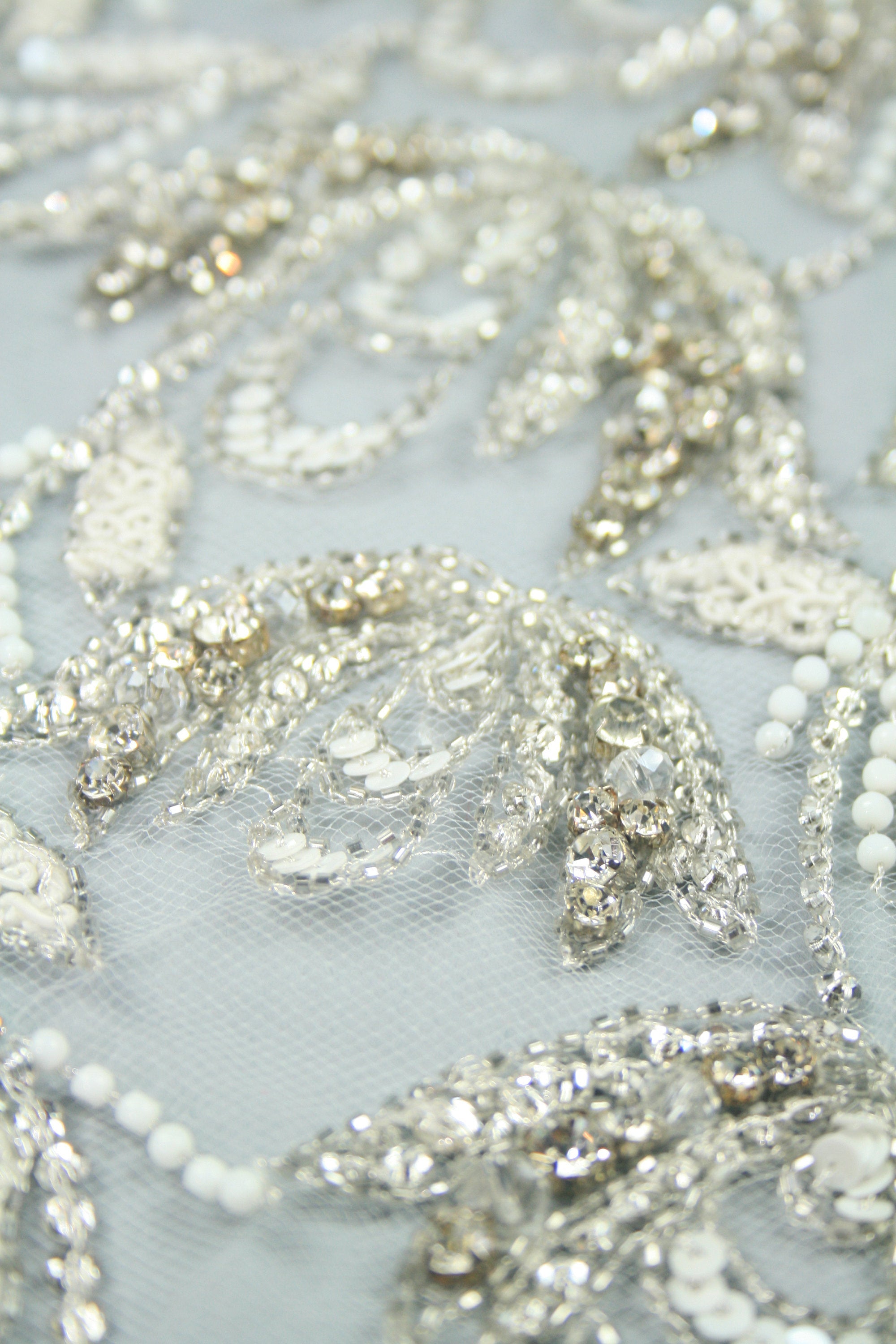 3D Bridal Floral Vine Applique