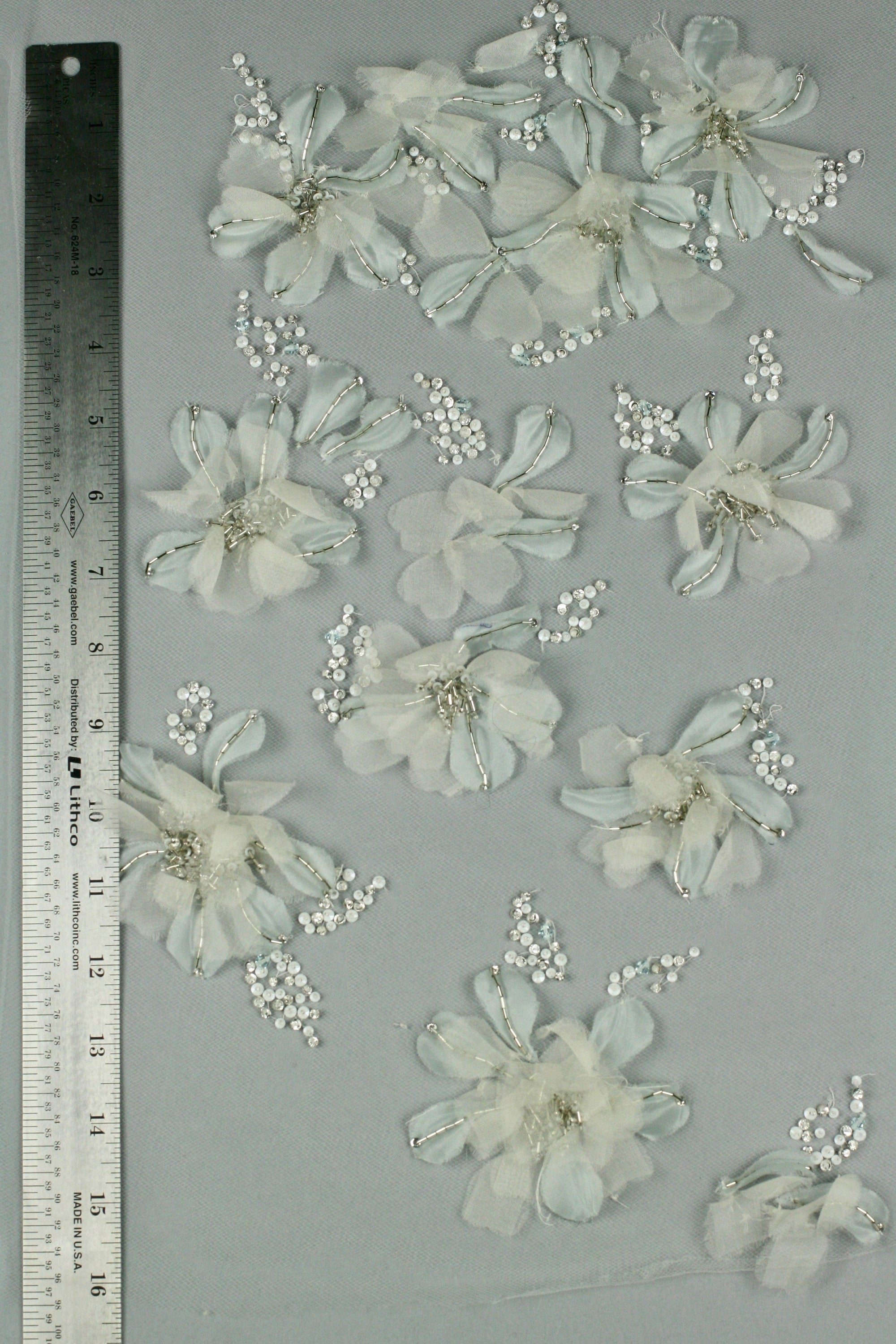 3D Wedding Dress Applique