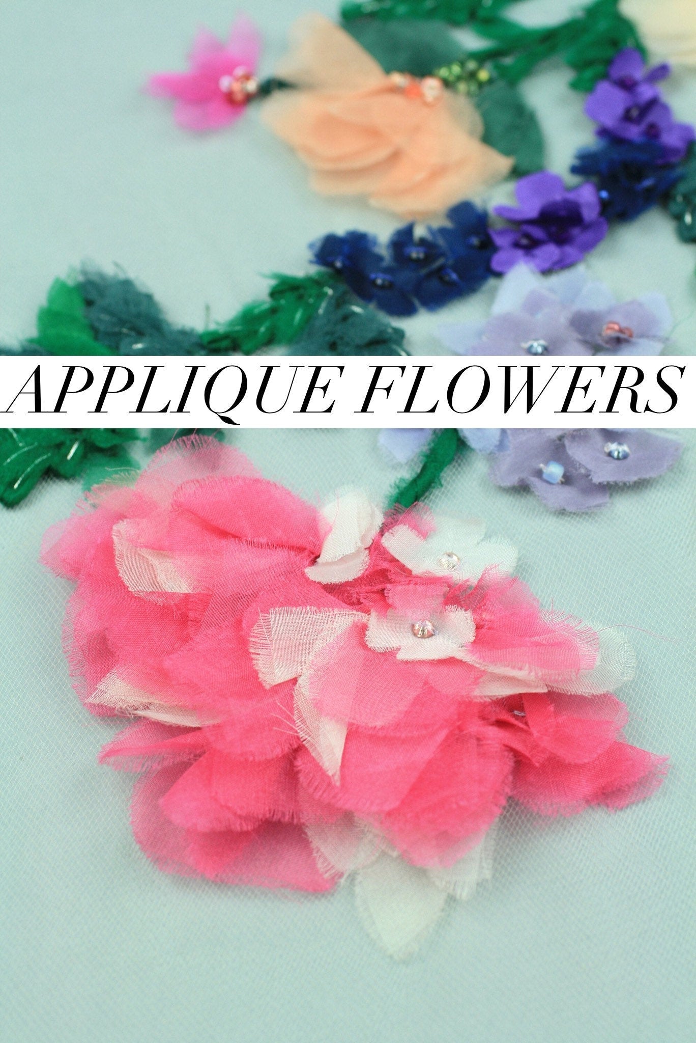 C113 - Customizable Flower Appliques