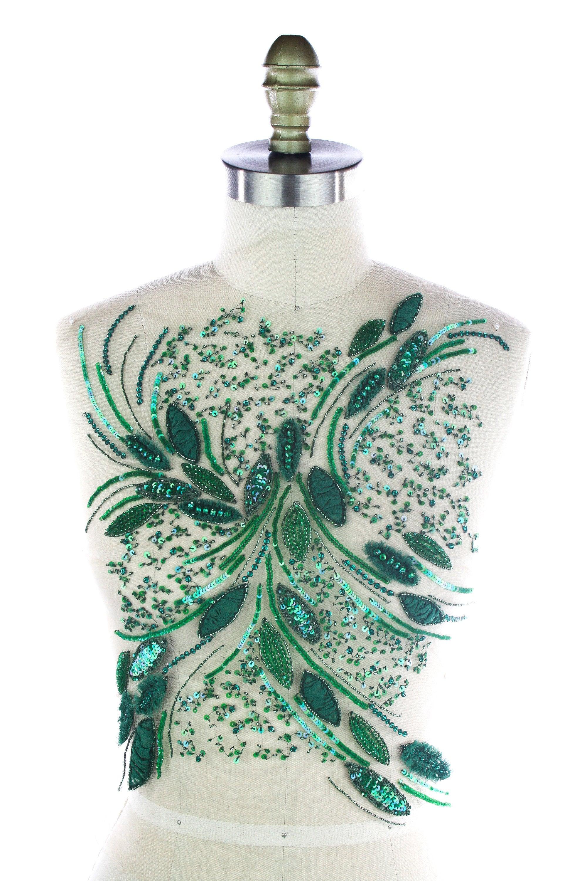 Custom Handmade Beaded Applique